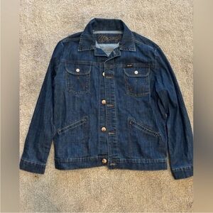 Wrangler | Men's Blue Denim Jacket | Size Medium